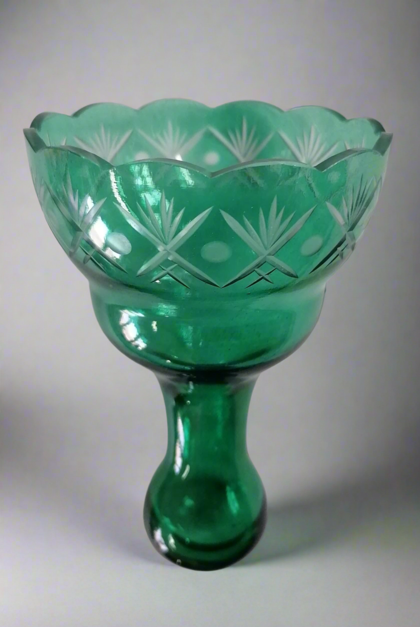 Pahare Candelă Gravate în Sticlă