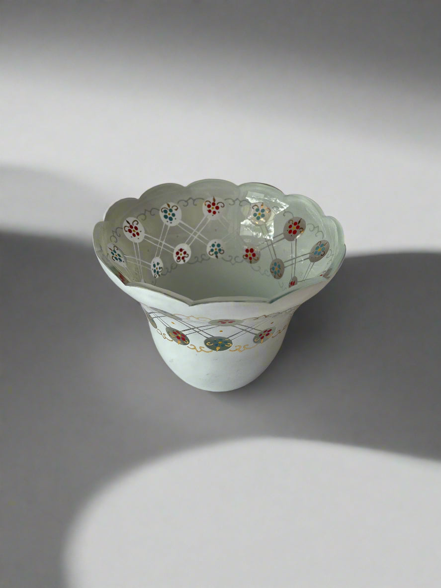 Pahar Candelă | Gravat & Pictat Manual