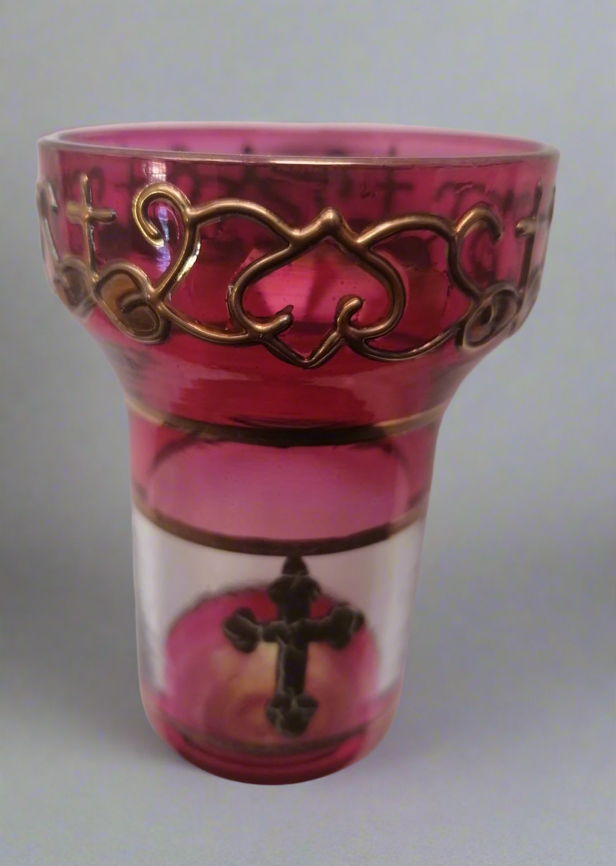 Pahare Candelă Gravate în Sticlă