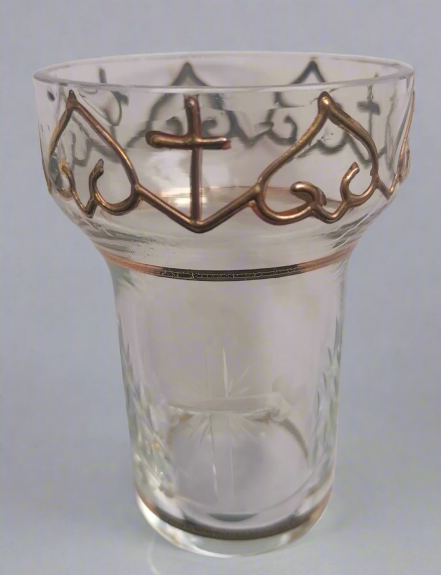 Pahare Candelă Gravate în Sticlă