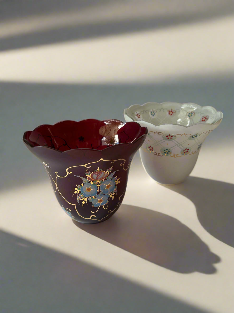 Pahar Candelă | Gravat & Pictat Manual